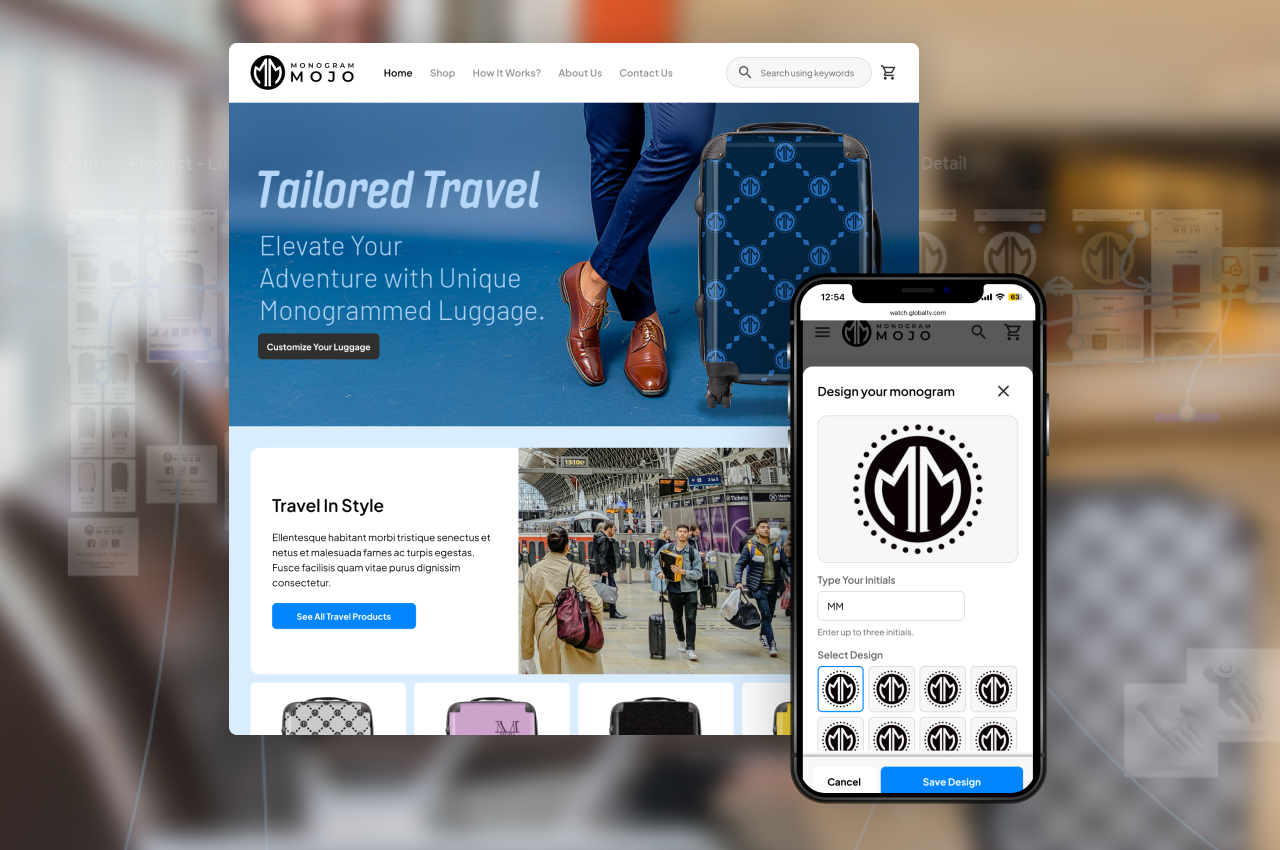 Building a Responsive Monogram Customization Experience for Travellers